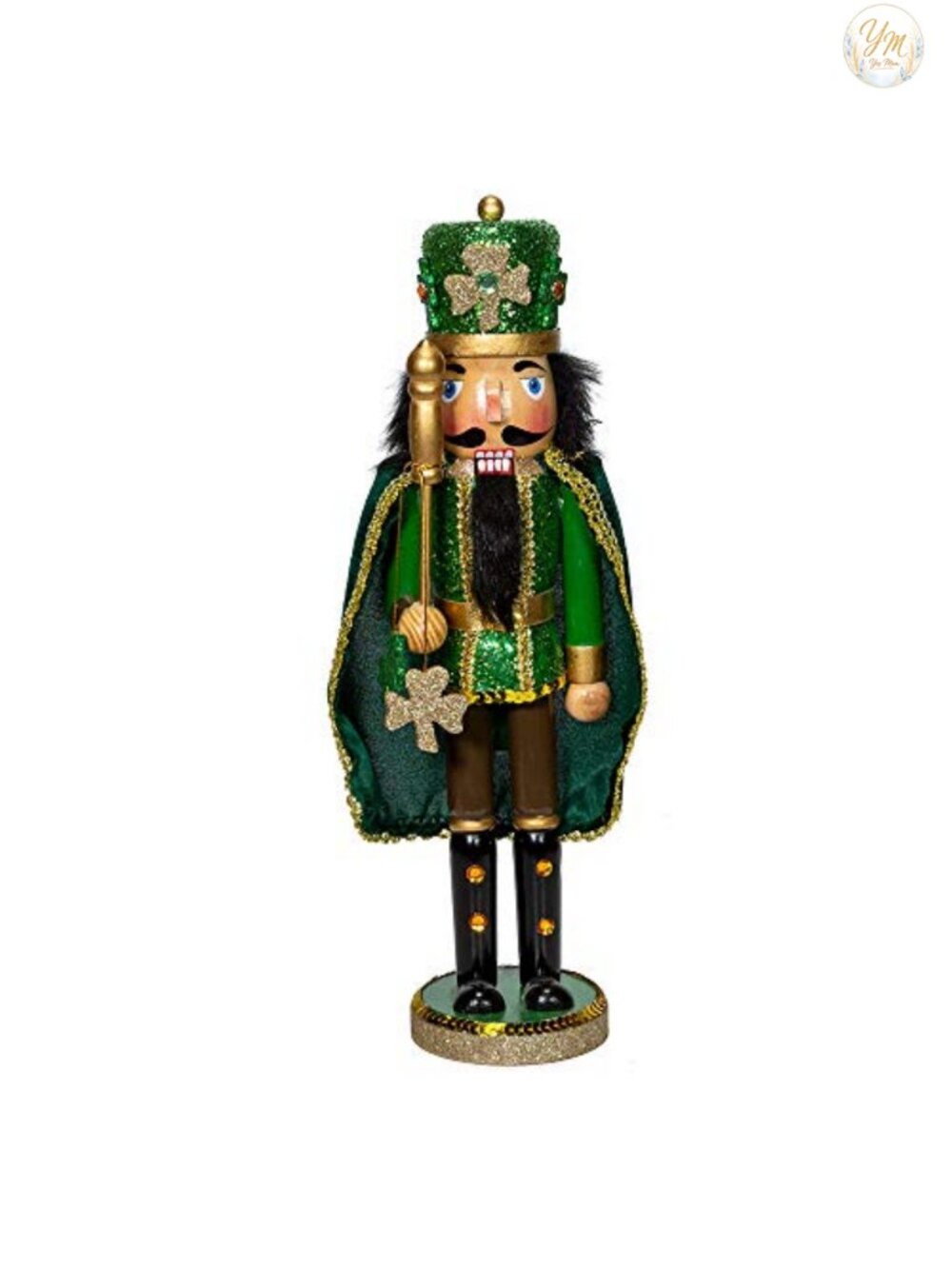 Kurt S Adler 15-Inch Irish Nutcracker with Cape